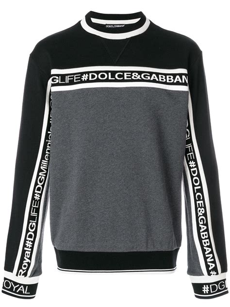 dolce gabbana sweatshirt mens|dolce gabbana sweatshirt farfetch.